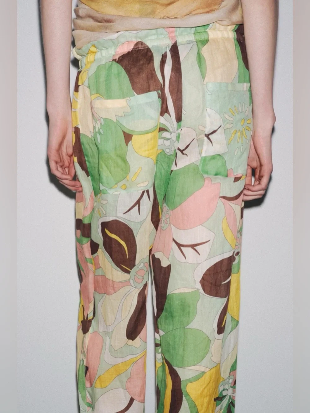 Zara lightweight ramie
